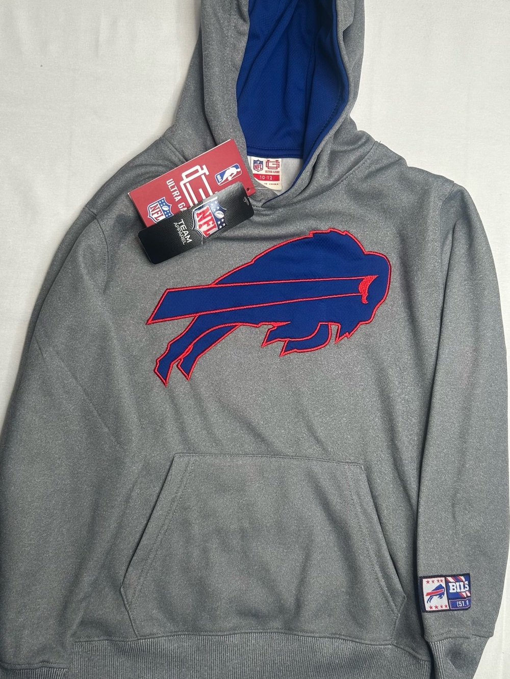 Buffalo Bills Ultra Game NFL Hoodie – Youth Size 10-12 – NWT